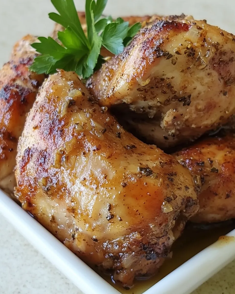 Slow Cooker Honey Garlic Chicken