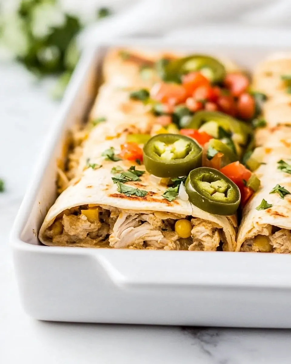 Slow Cooker Jalapeno Chicken Flautas