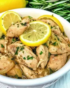 Slow Cooker Lemon Chicken