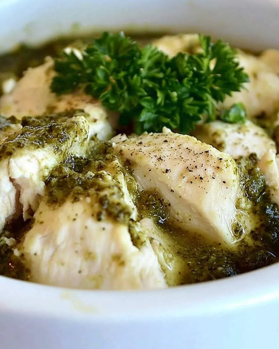 Slow Cooker Pesto Ranch Chicken