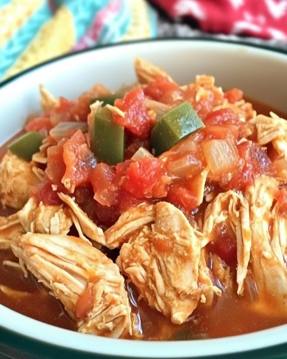 Slow Cooker Salsa Chicken