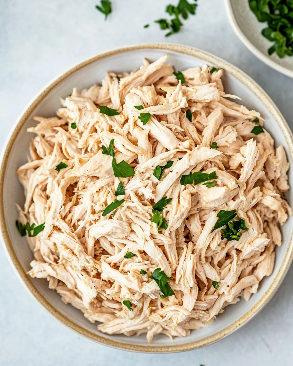 Slow Cooker Shredded Chicken