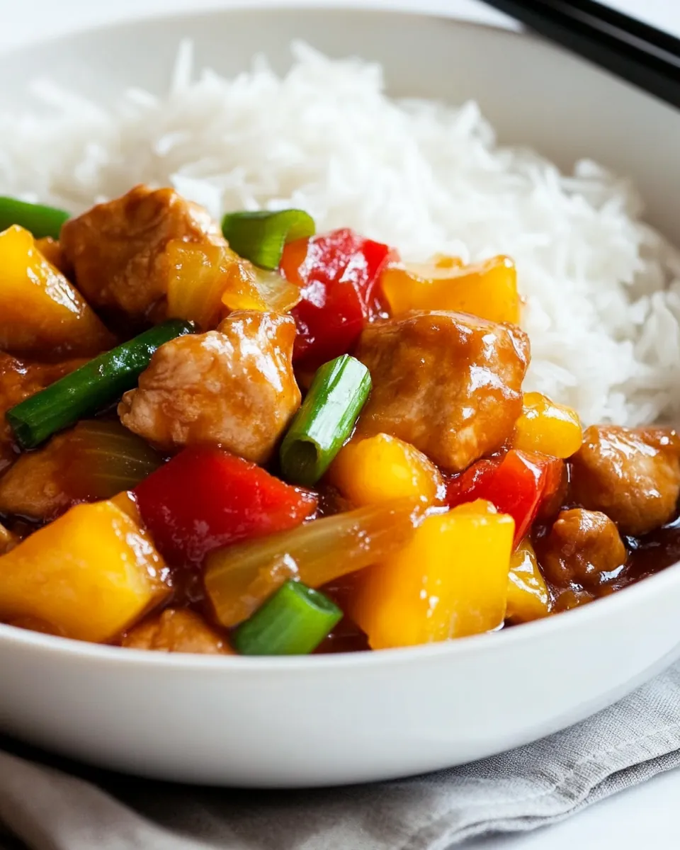 Slow Cooker Sweet and Sour Chicken