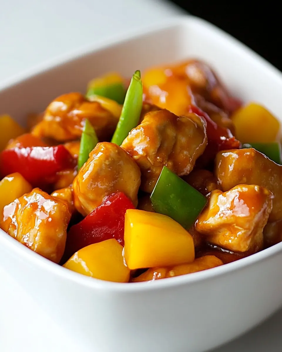 Slow Cooker Sweet and Sour Chicken