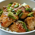 Slow Cooker Tamari Glazed Chicken
