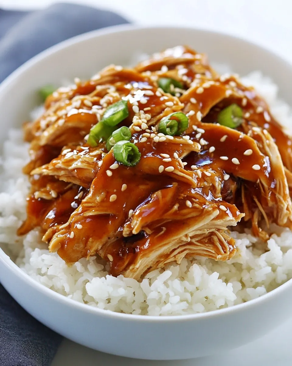 Slow Cooker Teriyaki Chicken