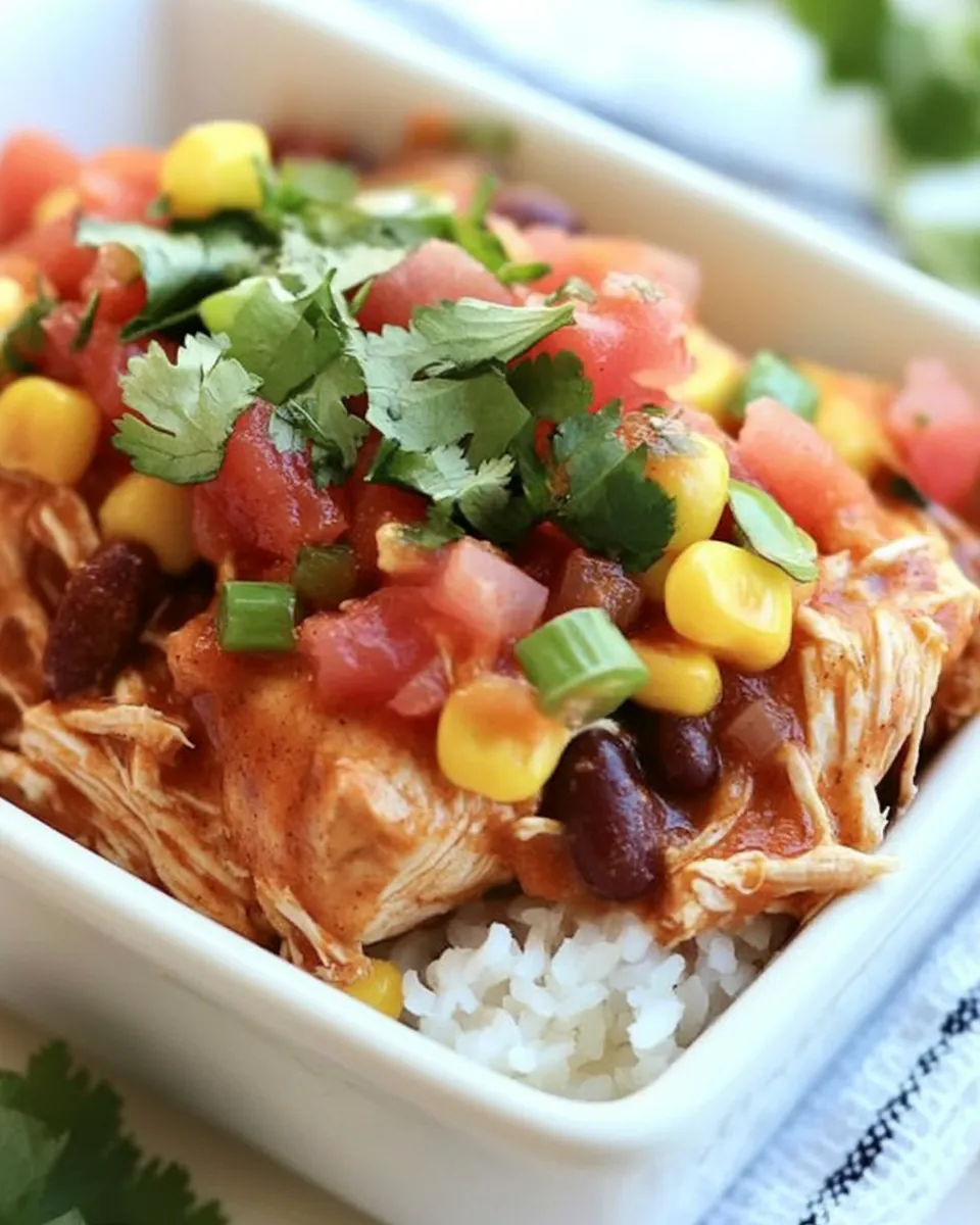Slow Cooker Tex Mex Chicken