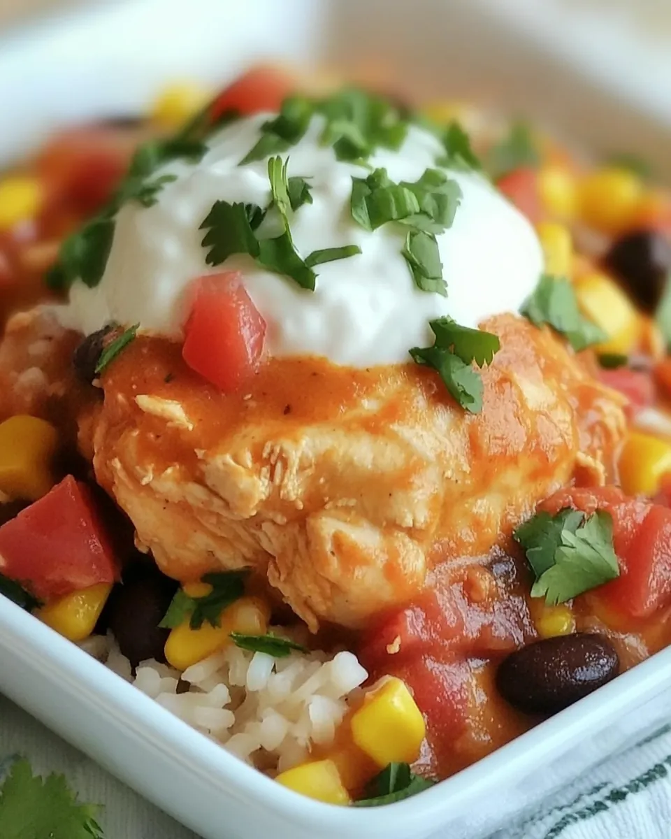 Slow Cooker Tex Mex Chicken