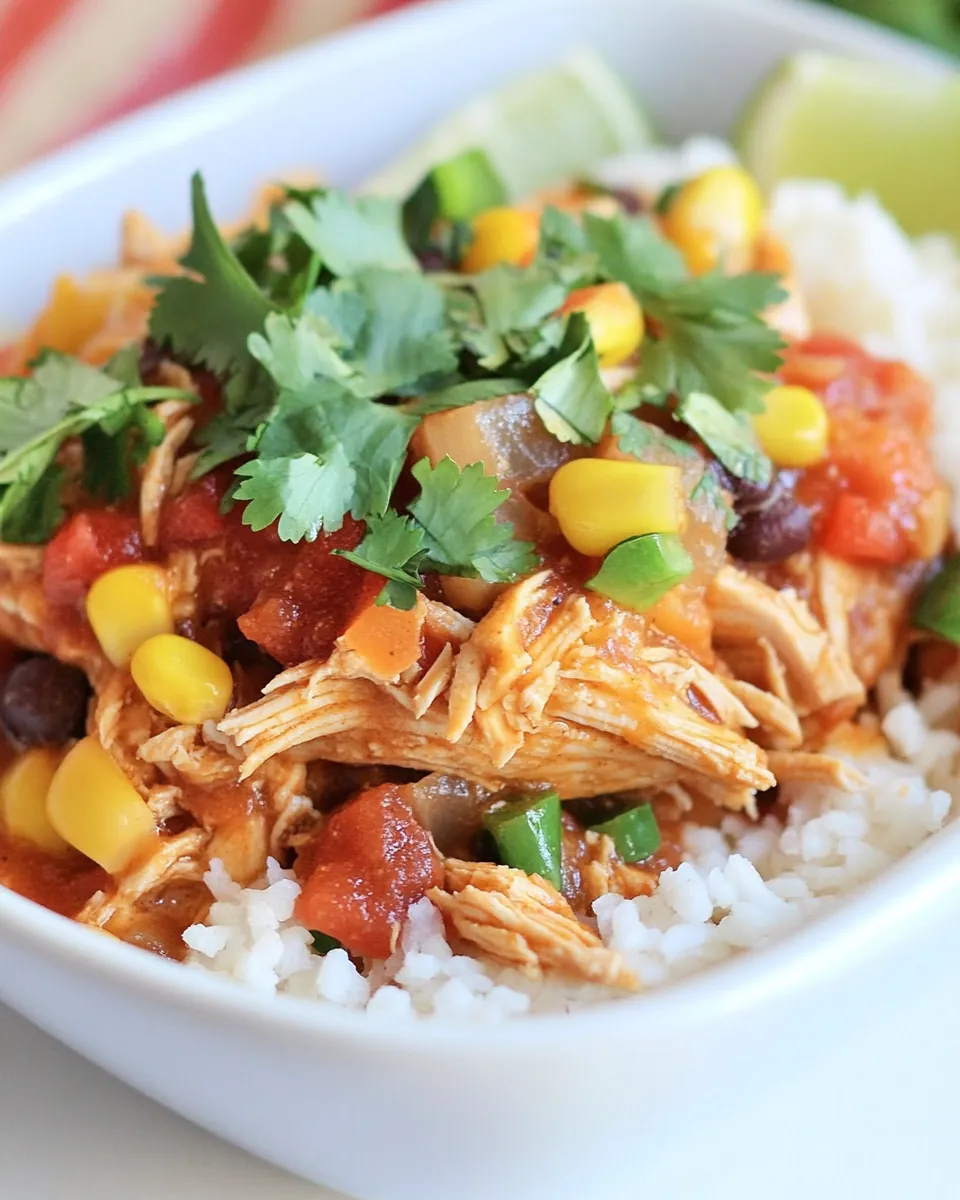 Slow Cooker Tex Mex Chicken