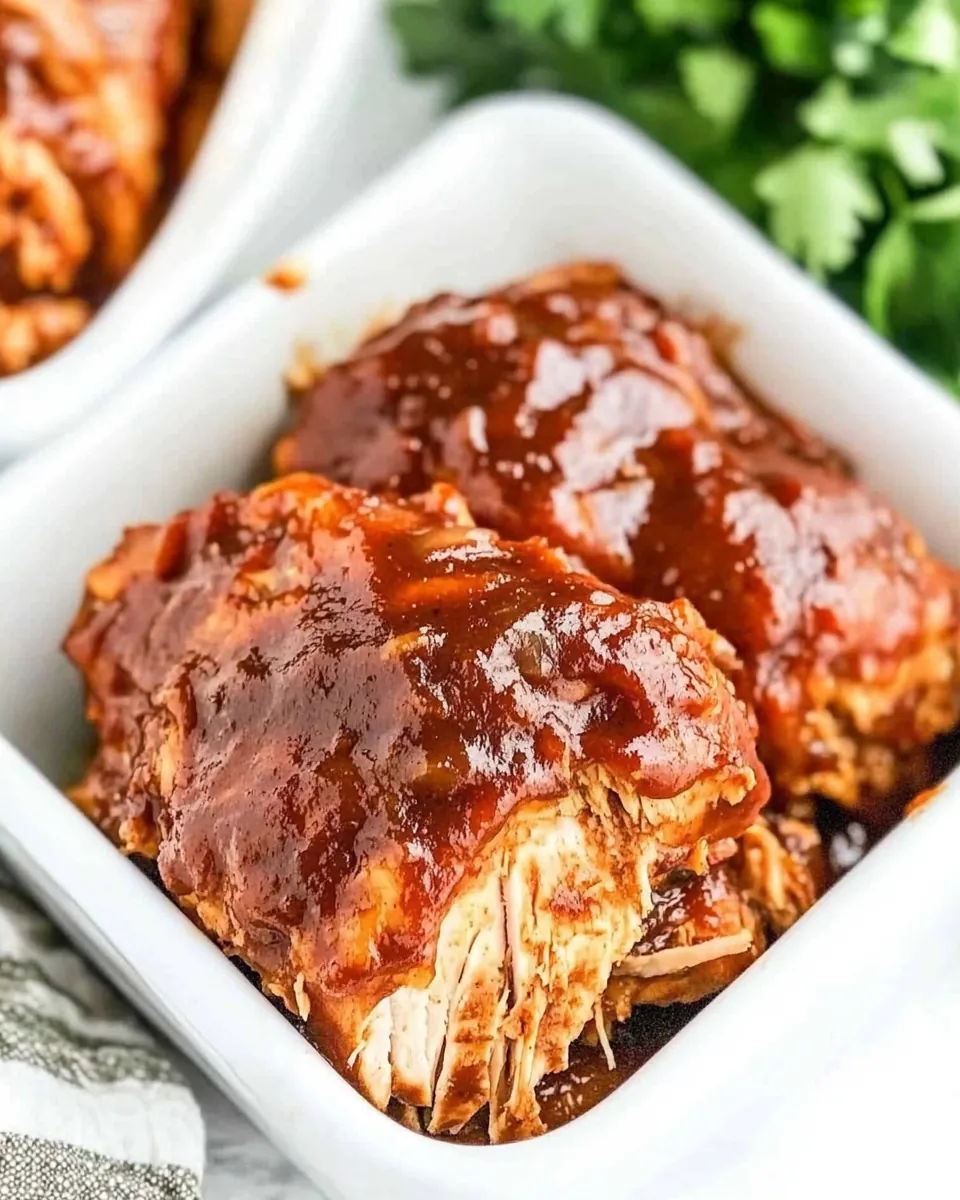 Slow Cooker Texas BBQ Chicken