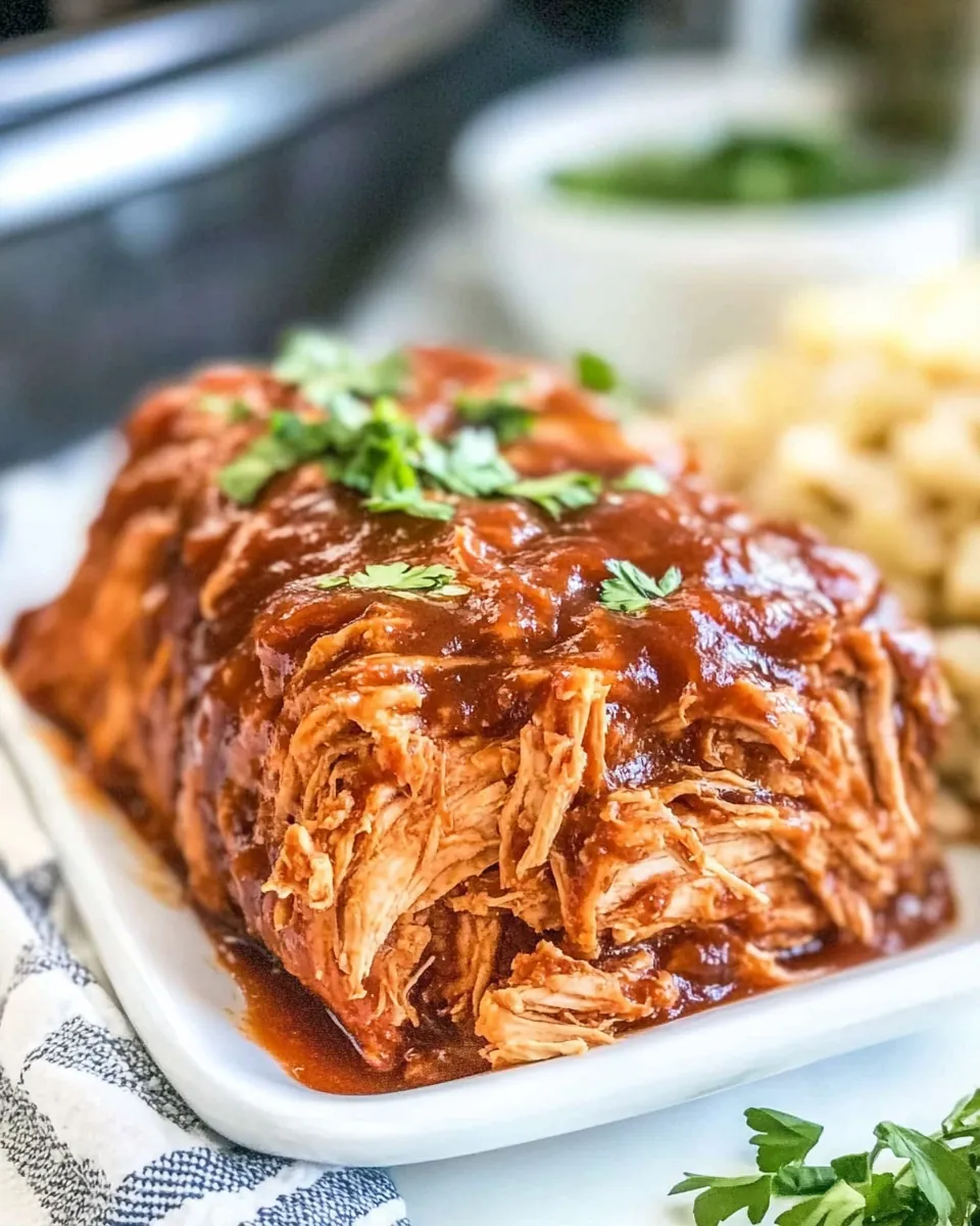 Slow Cooker Texas BBQ Chicken