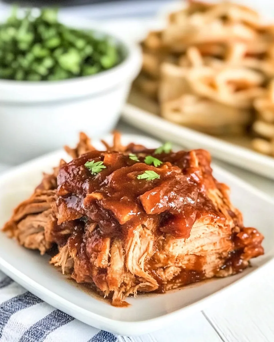 Slow Cooker Texas BBQ Chicken