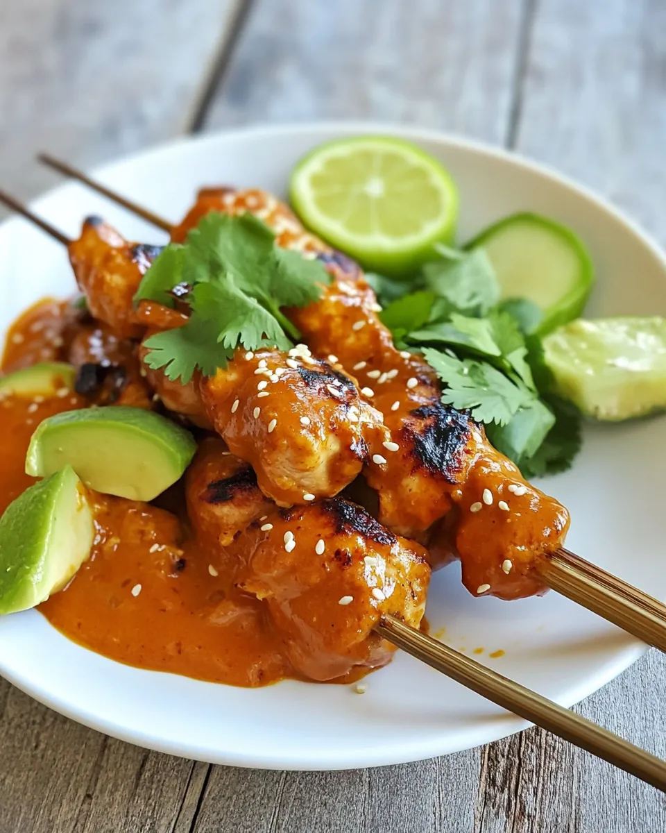 Slow Cooker Thai Chicken Satay