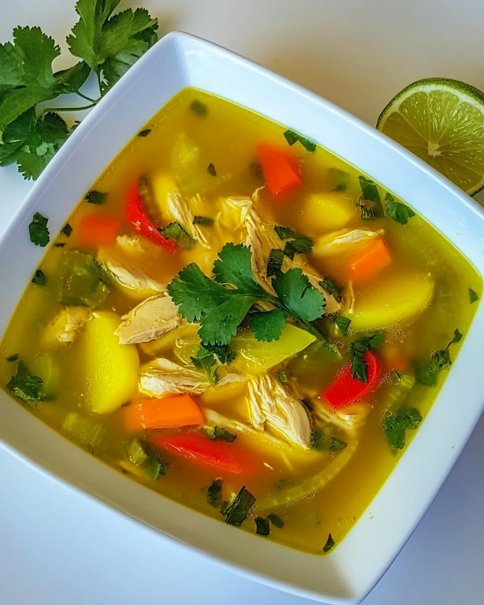 Slow Cooker Thai Chicken Soup