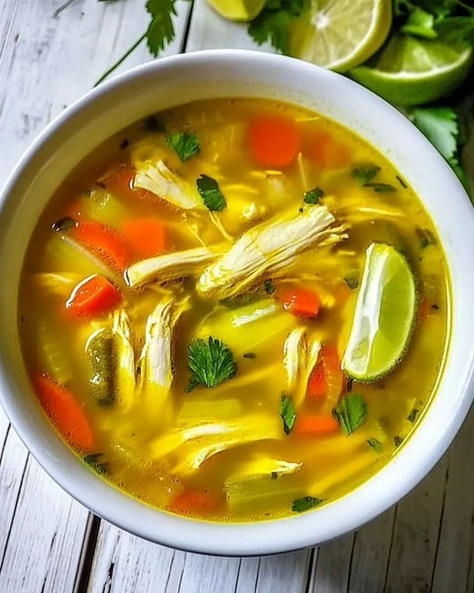 Slow Cooker Thai Chicken Soup