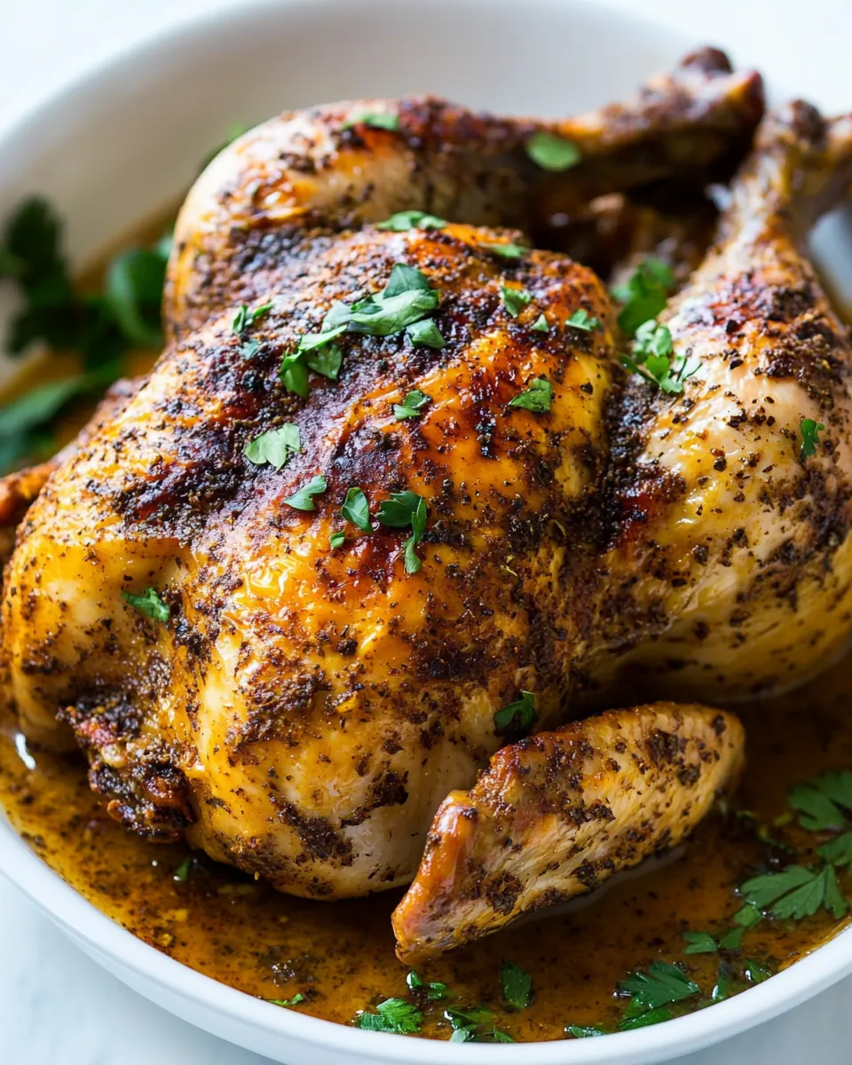Slow Cooker Whole Chicken