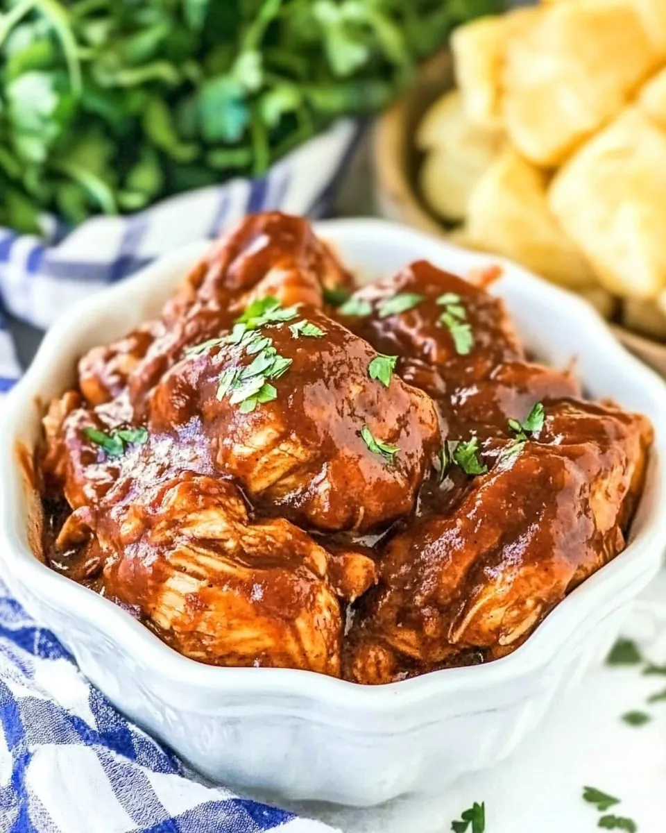 Slow Cooker Zesty BBQ Chicken