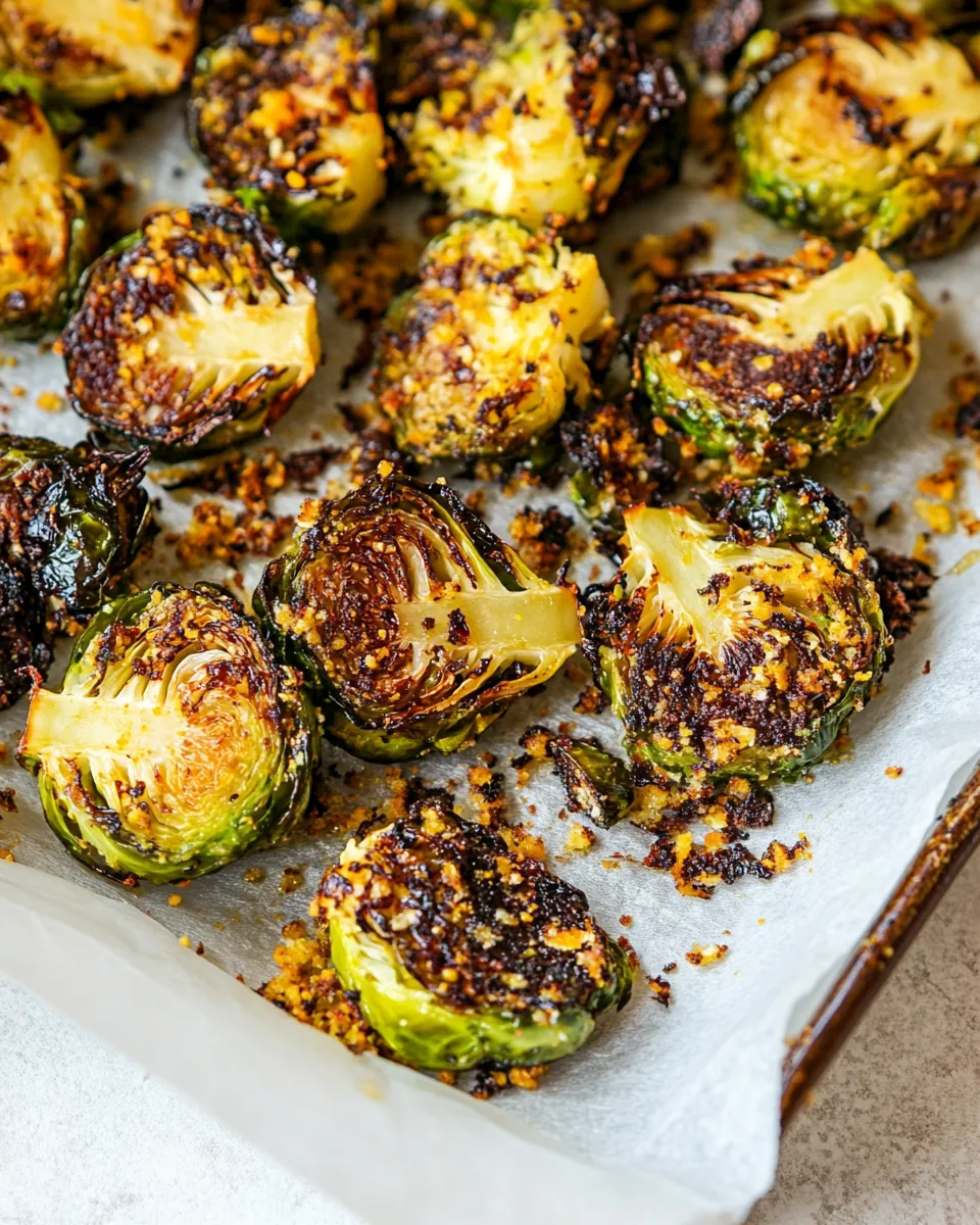 Smashed Brussels Sprouts