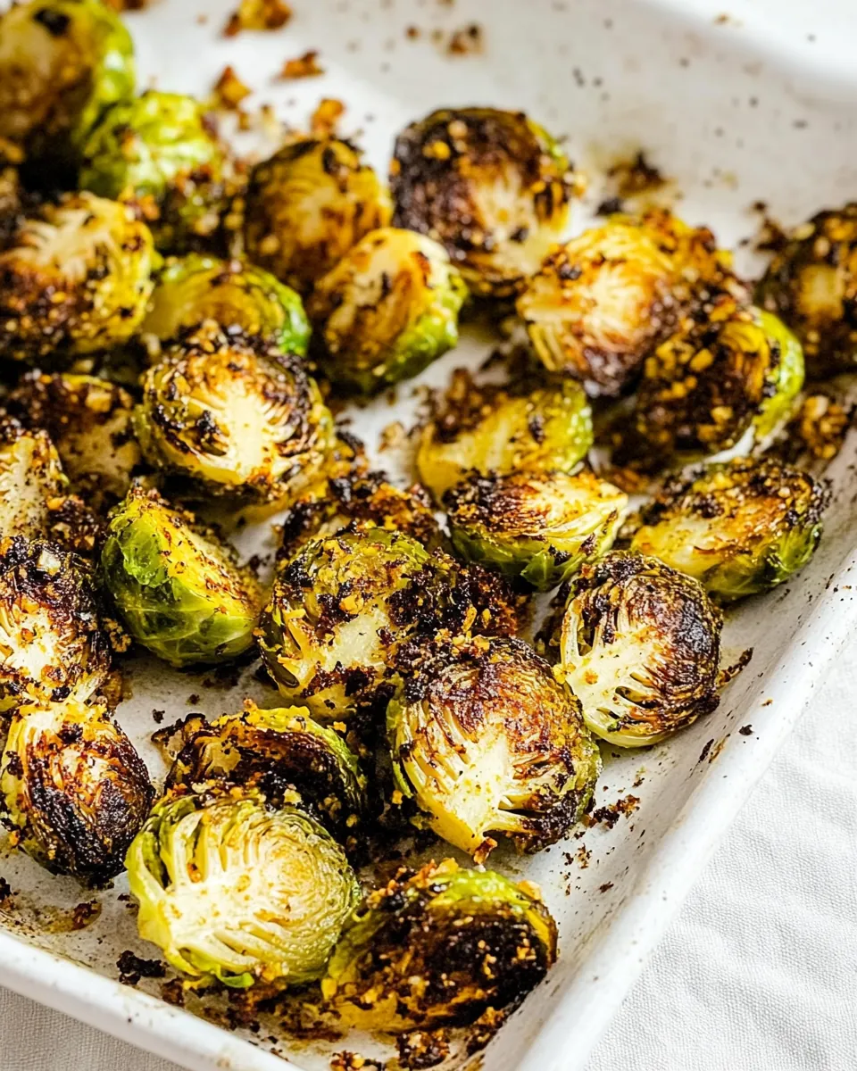 Smashed Brussels Sprouts