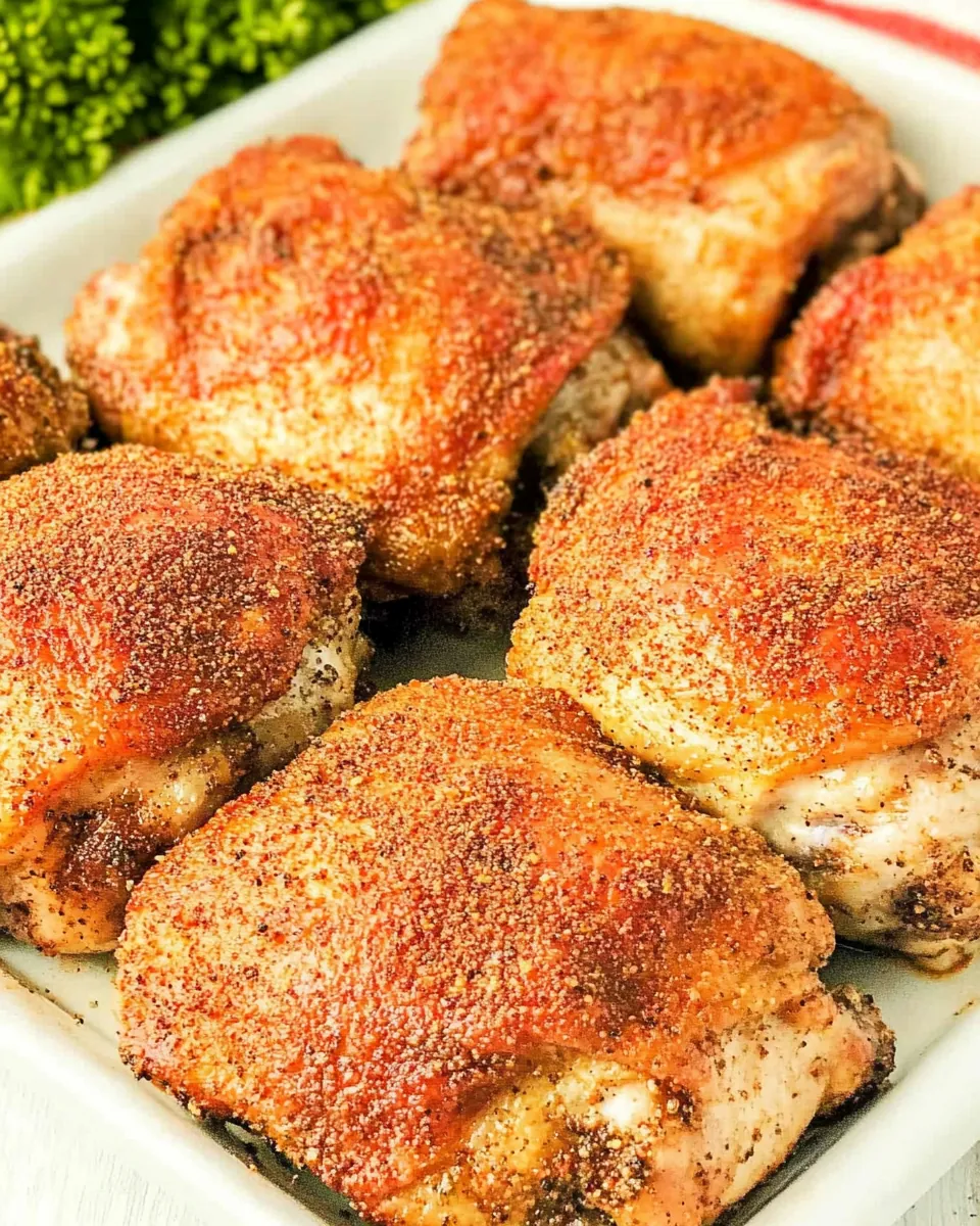 Smoked Chicken Thighs