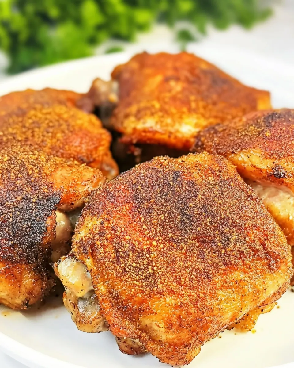 Smoked Chicken Thighs