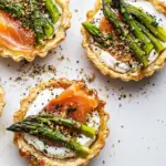 Smoked Salmon Asparagus Tarts