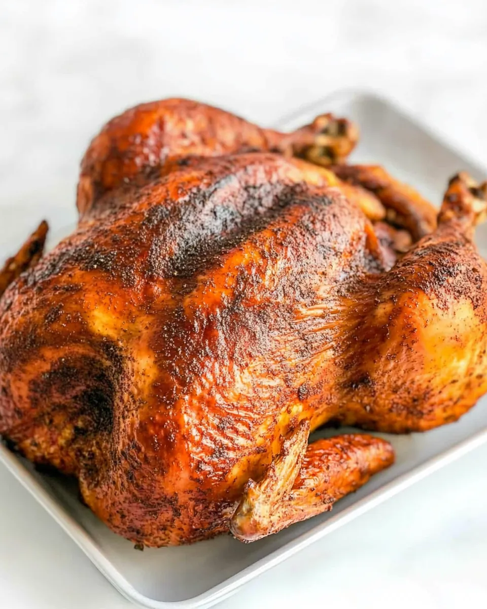 Smoked Whole Chicken