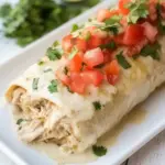 Smothered Ranch Chicken Burritos