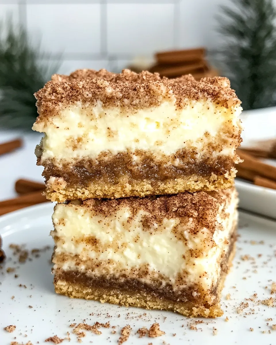 Snickerdoodle Cheesecake Bars