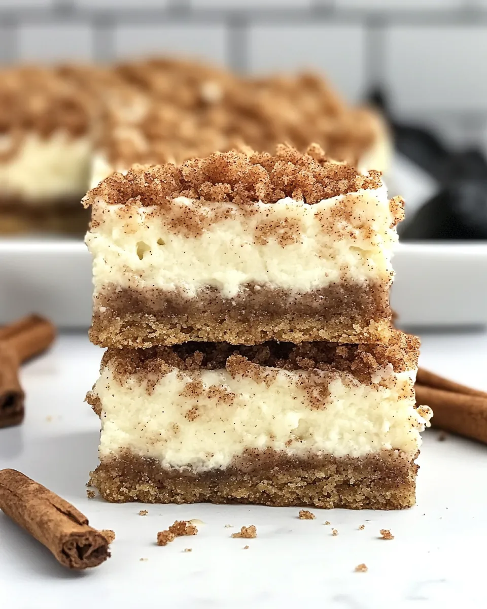 Snickerdoodle Cheesecake Bars