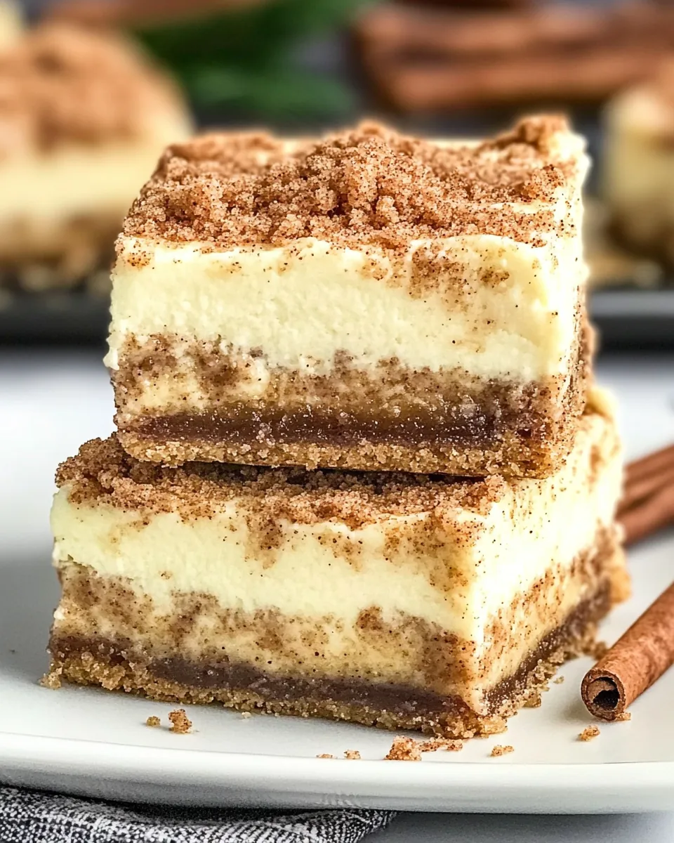 Snickerdoodle Cheesecake Bars
