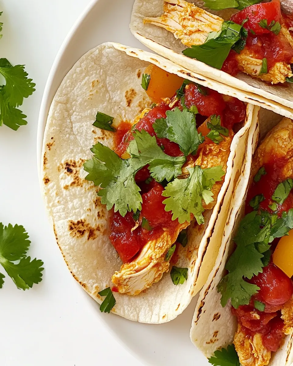Soft Chicken Tacos