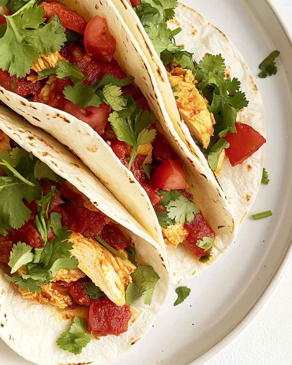 Soft Chicken Tacos