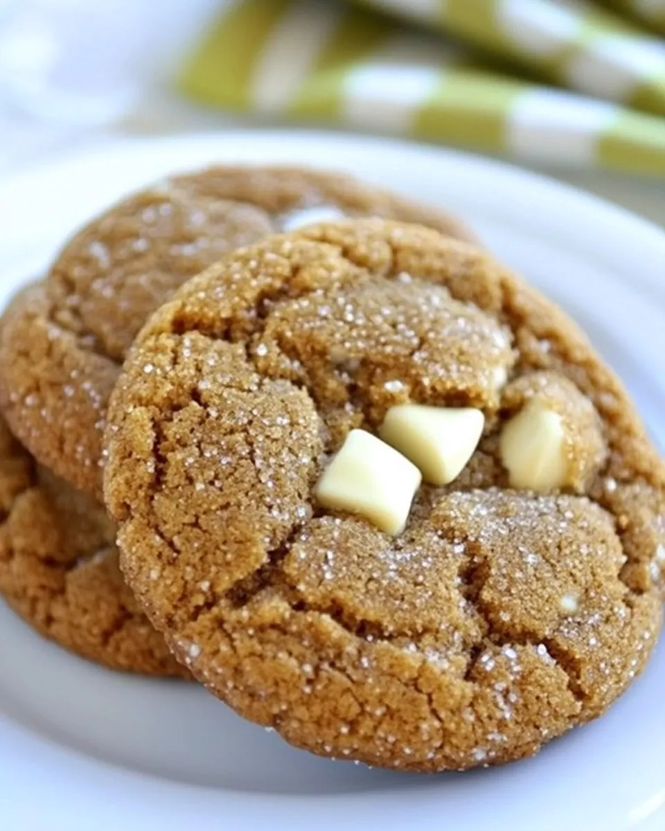 Soft Gingersnap Cookies