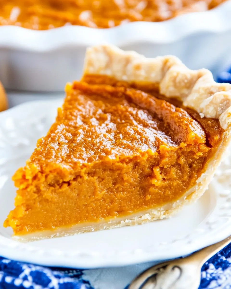 Southern Sweet Potato Pie