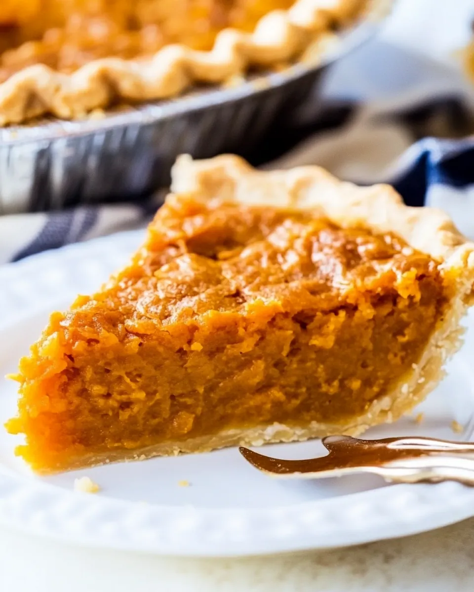 Southern Sweet Potato Pie