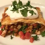 Southwest Chicken Flat Pie