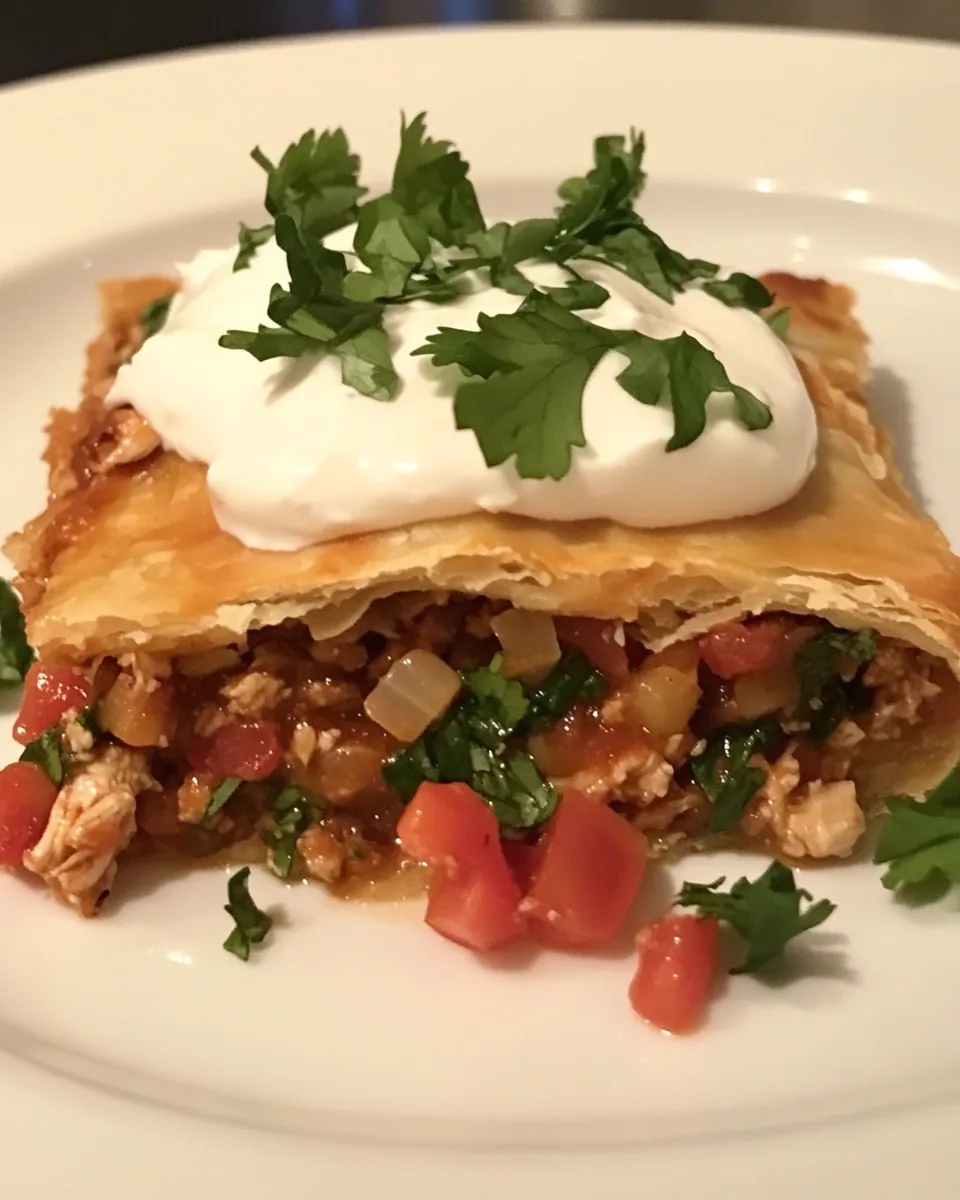 Southwest Chicken Flat Pie