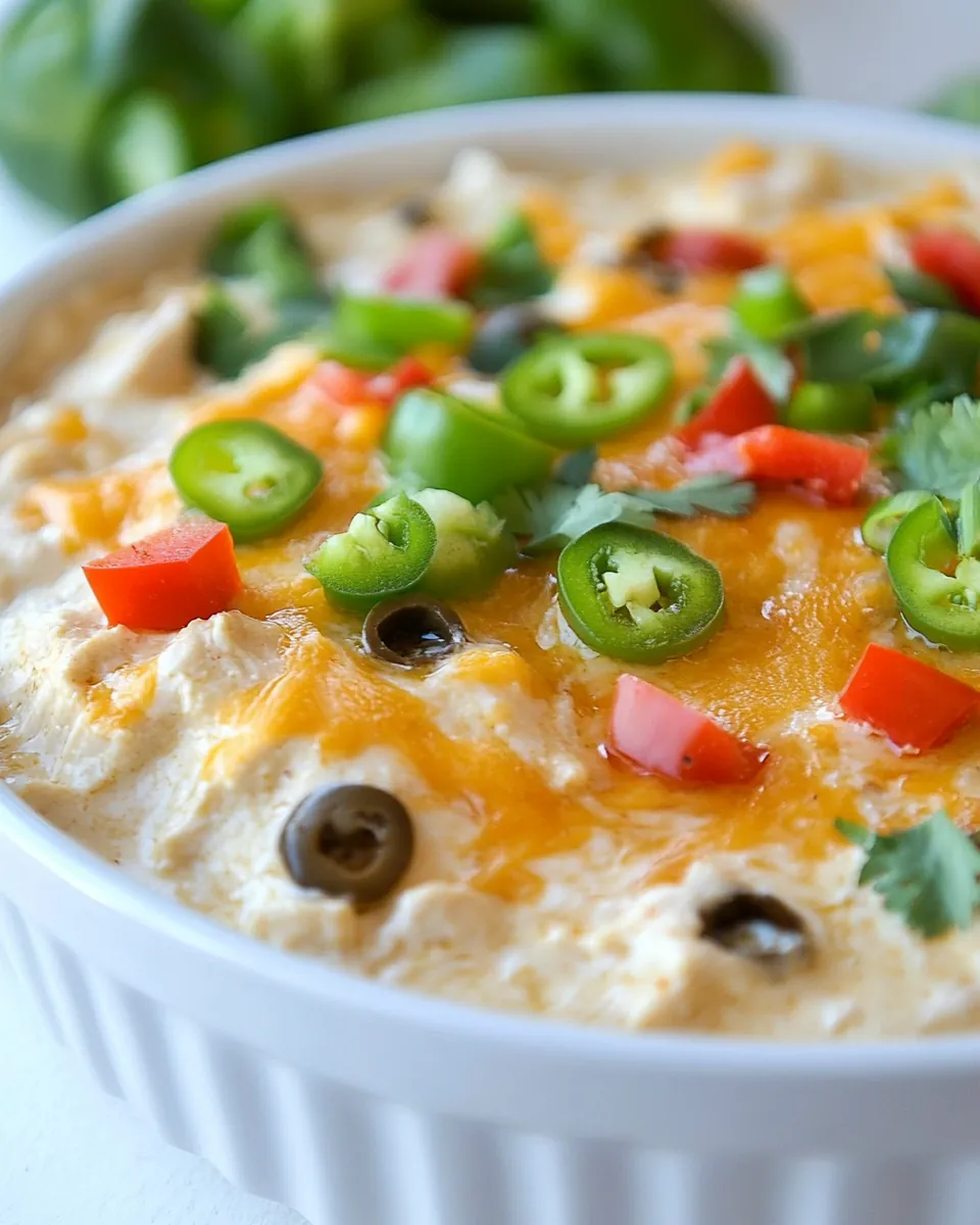 Southwest Hot Chicken Dip