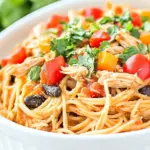 Southwestern Chicken Spaghetti