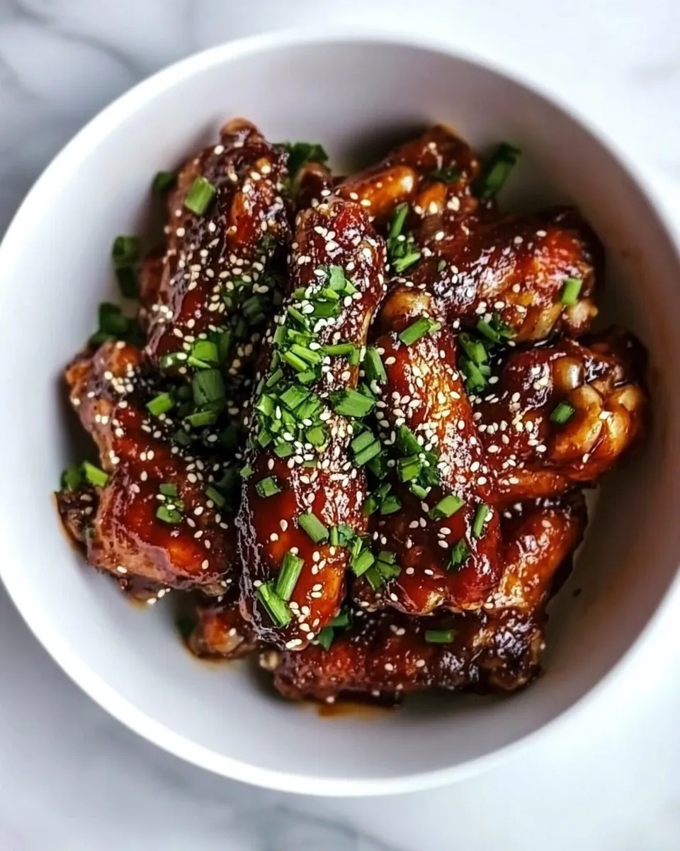 Soy Sweet Chili Chicken Wings
