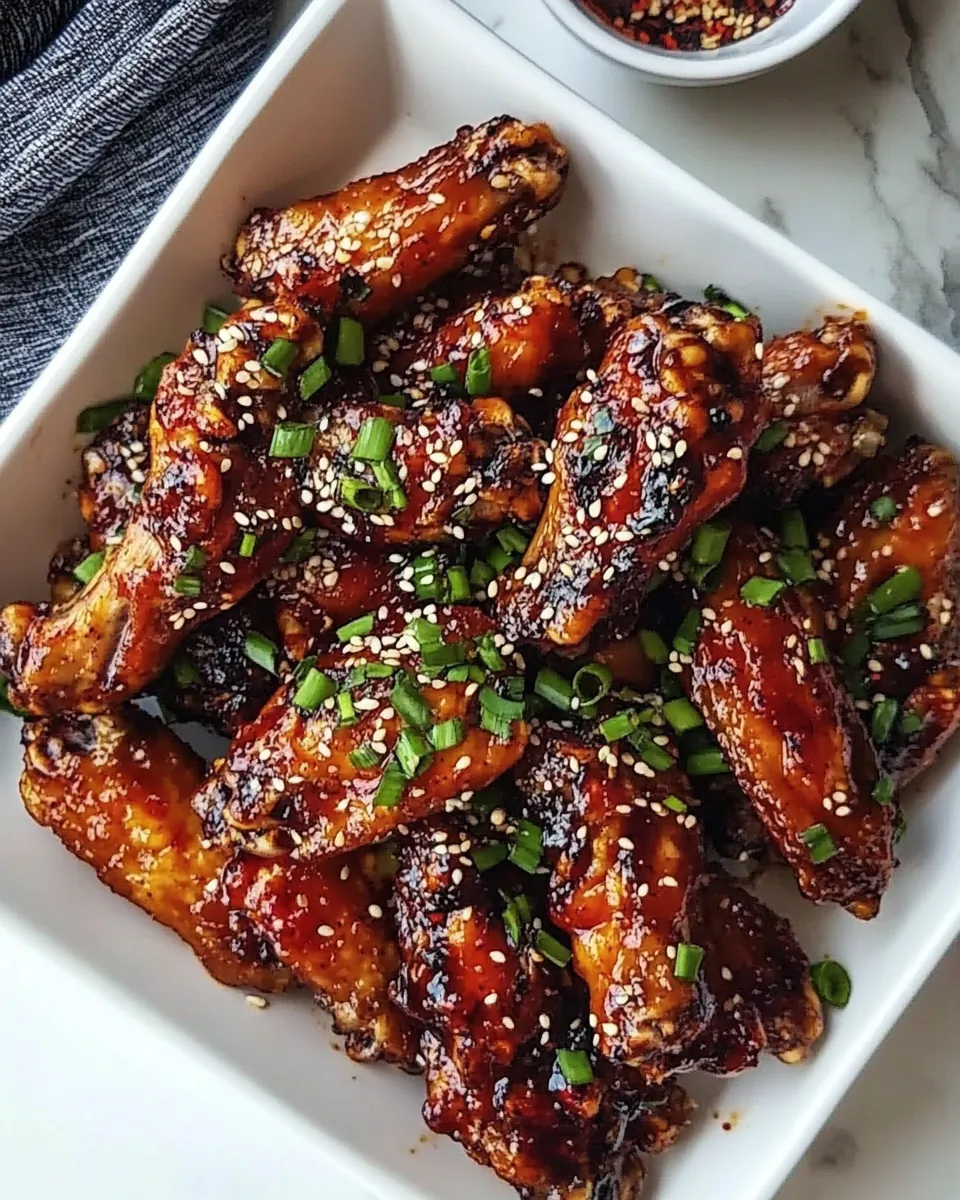 Soy Sweet Chili Chicken Wings