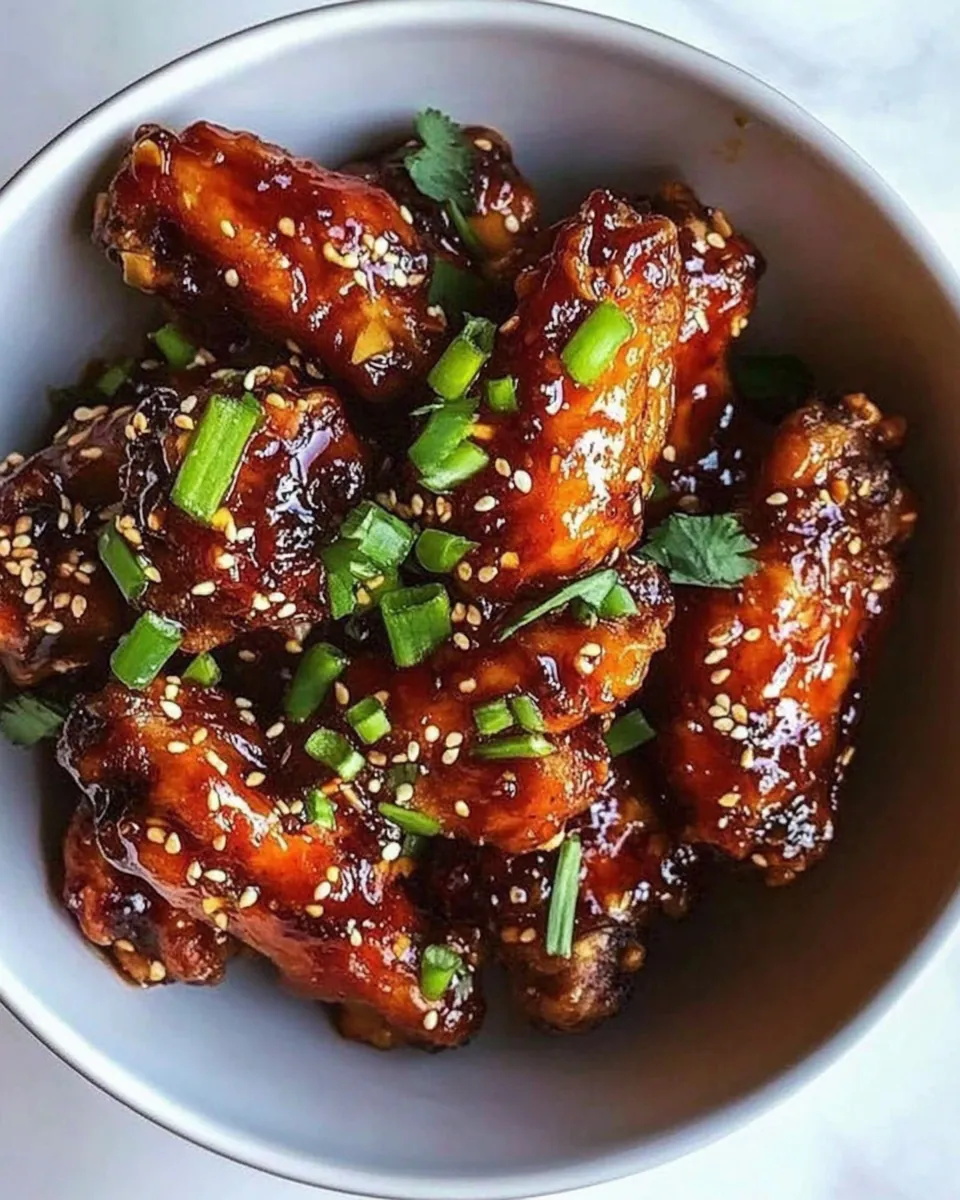 Soy Sweet Chili Chicken Wings