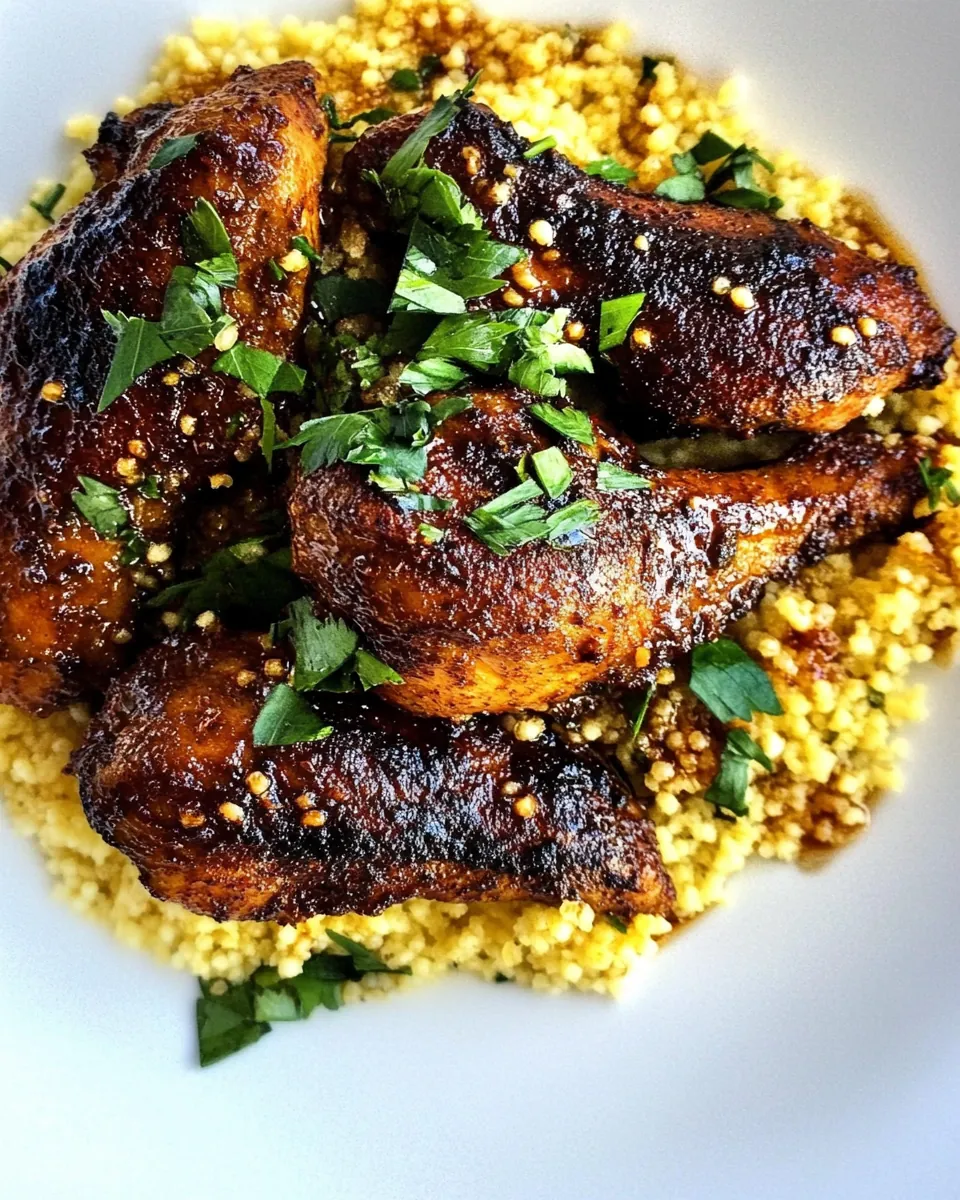 Soy and Honey Chicken with Couscous