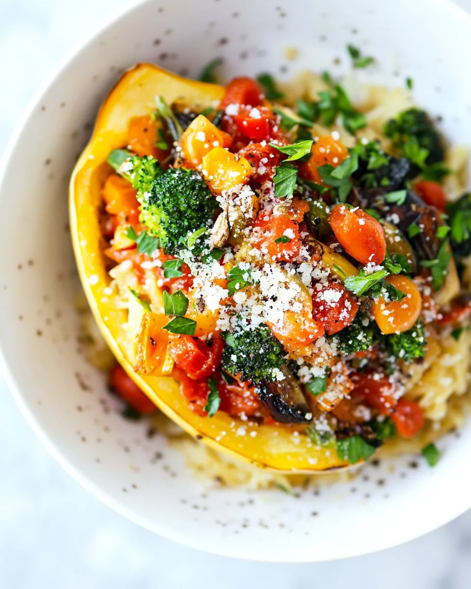 Spaghetti Squash Primavera