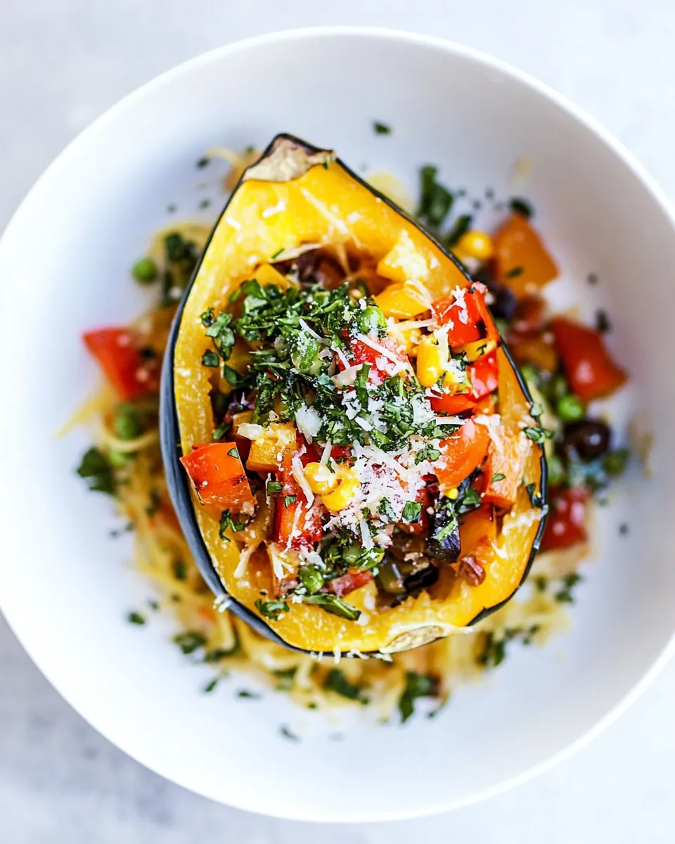 Spaghetti Squash Primavera