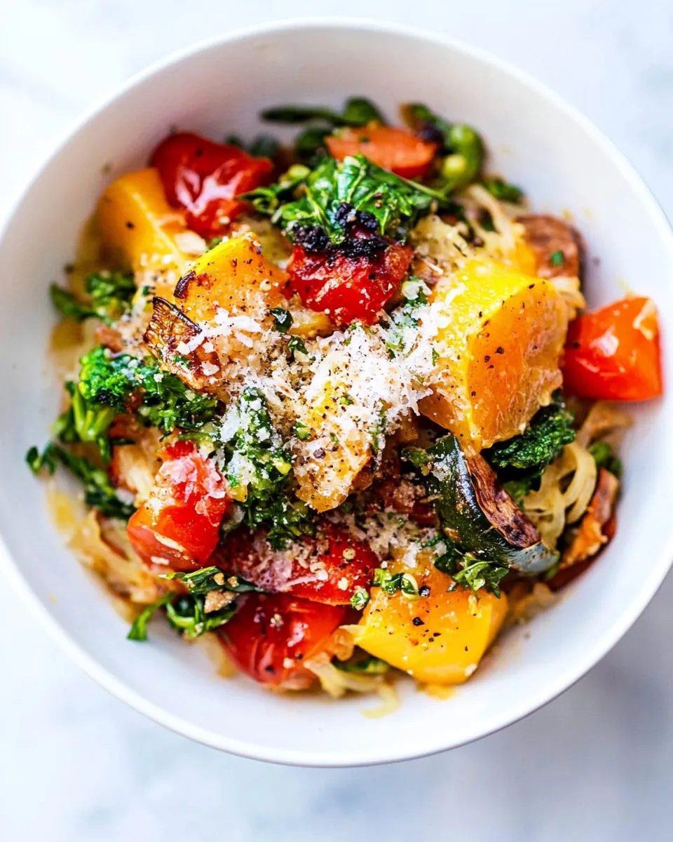 Spaghetti Squash Primavera