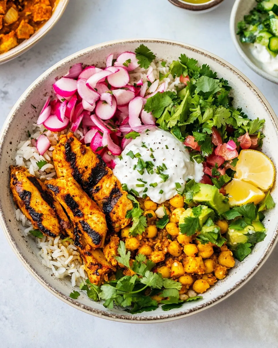 Spiced Mediterranean Chicken Bowls