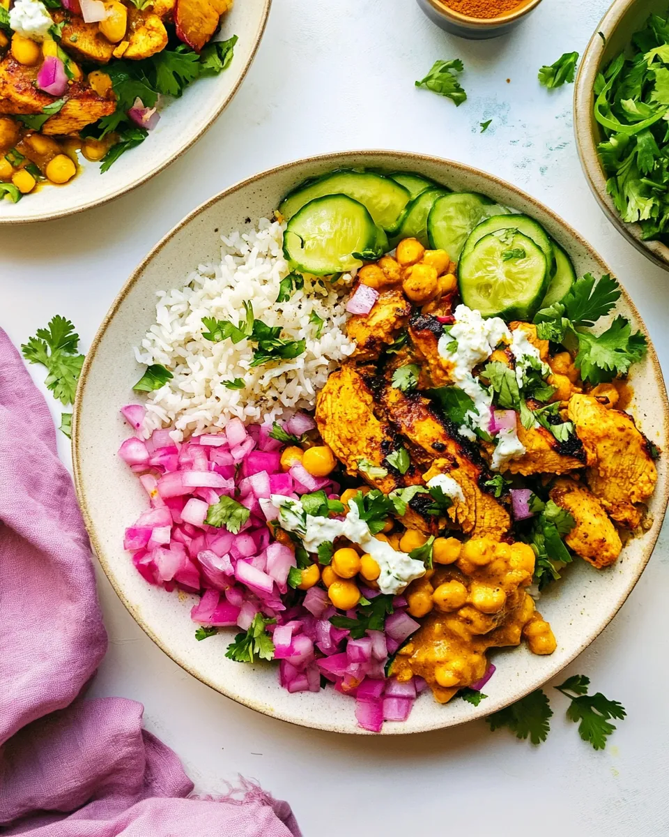 Spiced Mediterranean Chicken Bowls