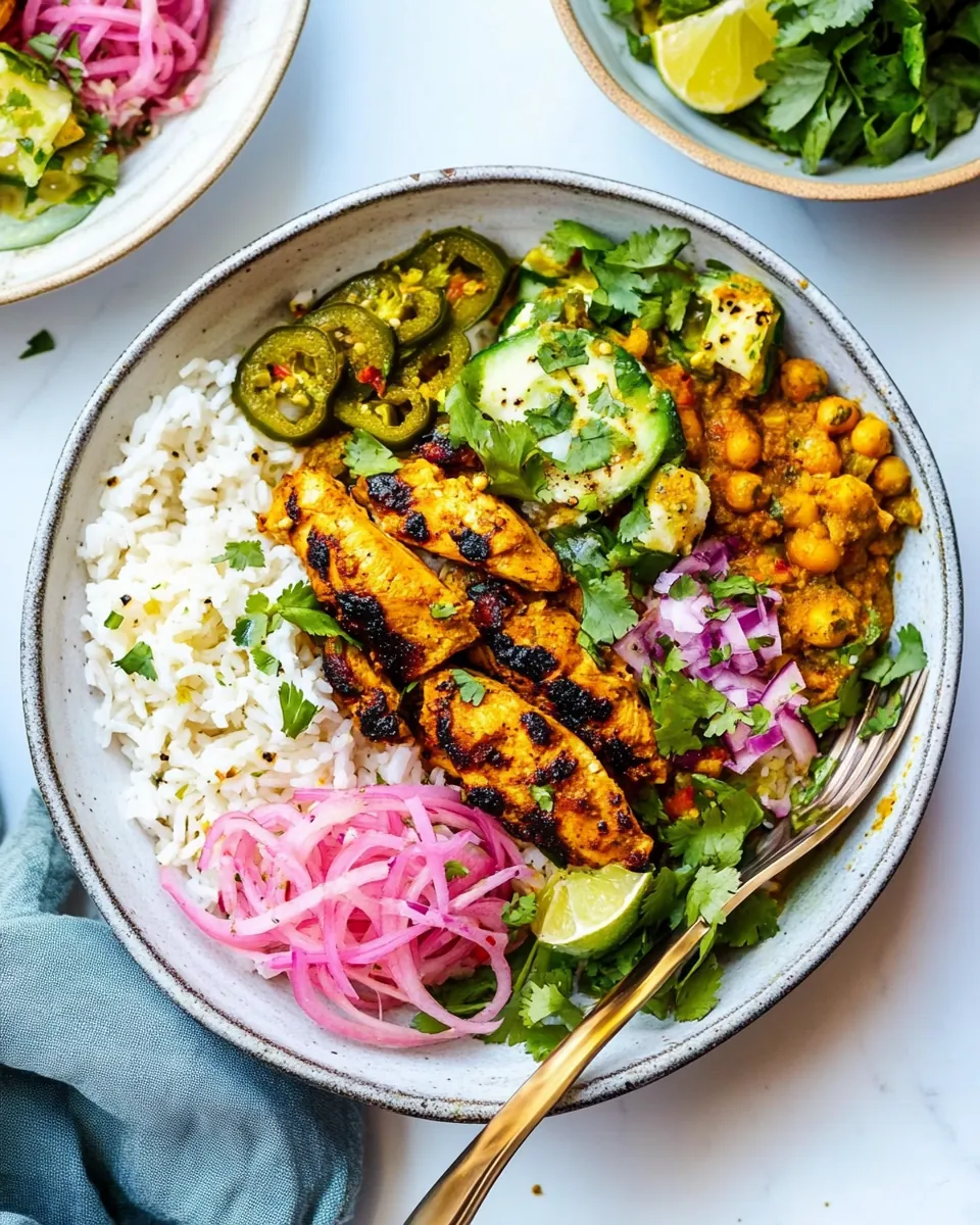 Spiced Mediterranean Chicken Bowls